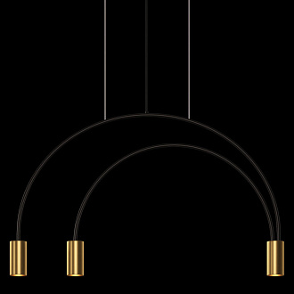 Светильник подвесной Loft It Volta 5043-3, бронза-черный