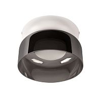 Потолочный светильник 17 см, 6W, 3000K, LOFT IT Totem 10466 Smoke, белый-дымчатый