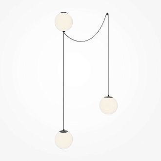 Подвесной светильник 20*40-300 см, *LED*26W, 3000K, Maytoni Twins MOD427PL-L30B3K1, Черный