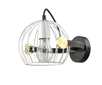 Бра 27*20*20 см, 1*E27 черный, золото Vele Luce Pasquale VL6251W01