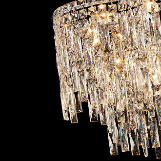 Люстра 30*120*29 см, 12*E14*40W Хром Crystal Lux ABRIL SP12 L1200 овал