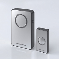 Звонок беспроводной 38M IP20 DBQ27M WL Серебро/Чёрный Elektrostandard