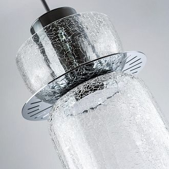 Подвесной светильник 16*37/145 см, LED 10W 3000-6500К MODESTYLE MS.1410.120 CR хром