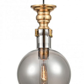 Подвесной светильник  20*120 см, 1*E27 черный, латунь Vele Luce Nova VL5494P31