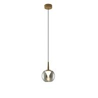 Подвесной светильник 13*211,2 см, 1*LED*5W, 3000K, Mantra Andromeda MAN8931+8939, золотой