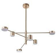 Люстра 30*99 см, 1*LED, 40W, 3000-6000K Arte Lamp Stanley A2476PL-40PB, Латунь