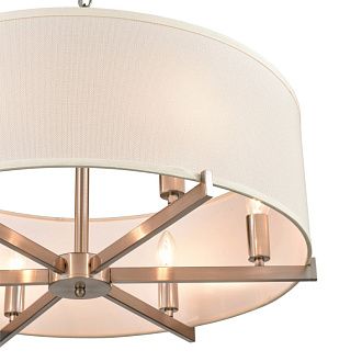 Подвесная люстра  63*117 см, 6*E27 хром Vele Luce Camellia VL4203P16