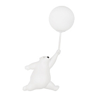 Светильник 34 см, Loft It Teddy 10030W/B, белый