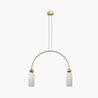 Подвесной светильник 70*10*362,5 см, 2*E14, Maytoni ANTIC MOD302PL-02W золотой