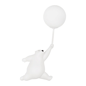 Светильник 34 см, Loft It Teddy 10030W/B, белый