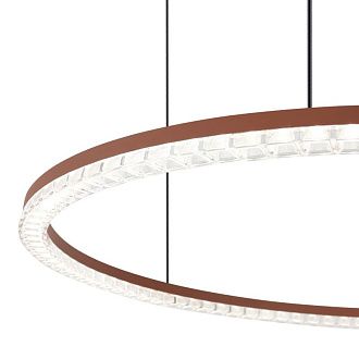 Подвесной светильник 84,6*124,5*-150 см, *LED, 65W, 4000K, ST-Luce Euclidics SL1018.603.01, коричневый