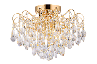 Люстра Ø550 x H410, мм, 6*40W (240W) + 6*3W (18W), FGD (ЗОЛОТО) Rilon 1502/6+6 FGD