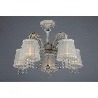 Люстра 50*40 см, 5*E14, 40W, Omnilux Omnilux 300 OML-30007-05, белый