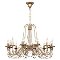 Подвесная люстра F-Promo Chateau 2163-12P, D920*H650/1350, коричневый с золотом