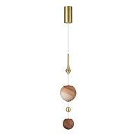 Светильник 12 см, 4W, 2500K, Odeon Light 5457/4L, латунь