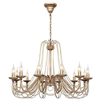 Подвесная люстра F-Promo Chateau 2163-12P, D920*H650/1350, коричневый с золотом