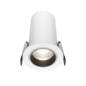 Встраиваемый спот 7,5 см, 12W, 4000K, Maytoni Technical Focus Led DL125-L12-4K-W, белый, вр 7 см