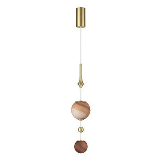 Светильник 12 см, 4W, 2500K, Odeon Light 5457/4L, латунь