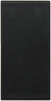 Donel Заглушка 1 мод., черн. матовая  (22.5х45мм), DF10ANM