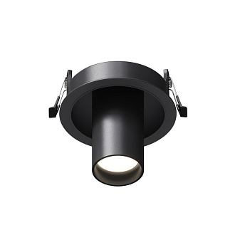 Встраиваемый светильник 5,4*5,4*10,9 см, 1*GU10, 10W, Maytoni Technical FOCUS S C048CL-01-GU10-B черный, вр 10,2 см