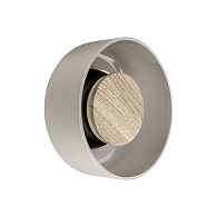 Настенный светильник 17 см, 6W, 3000K, LOFT IT Totem 10466W Smoke matte wood, дерево
