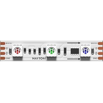 Светодиодная лента 12V 5050 14,4Вт/м RGB 5м IP 20 201242, 500 см, Maytoni SPI 201242, цена за метр, катушкой по 5 м