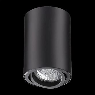 Светильник 7*7 см, GU10 50W, Novotech Pipe 370418 черный