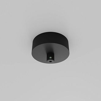 Накладная потолочная чаша для подвесных шинопроводов  *6*-3,4 см, Maytoni Technical Accessories for tracks Arity TRA233SCB-B, Черный