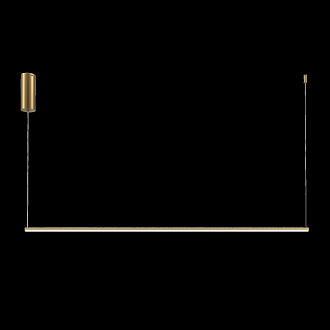 Подвесной светильник 120*1,7*316,7 см, LED, 16W, 3000К, Maytoni Halo MOD246PL-L24BSK латунный