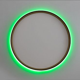 Светильник с пультом 40 см, 40W, 3000-5500K Чёрный+Золото Citilux ETALON CL750401R LED RGB