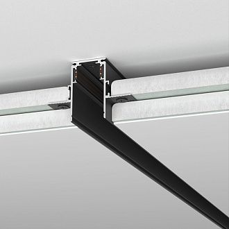 Шинопровод встраиваемый Elektrostandard Slim Magnetic  под ГКЛ 12,5мм 85207/00, черный