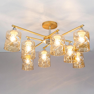 Люстра 70 см Citilux Клод CL137182 золото