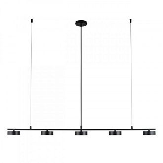Подвесной светильник 120*10*30-140 см 35W, 3000K, Aployt Usia APL.047.03.35, черный
