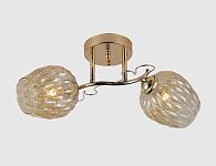 Люстра L480 x W210 x H230, мм, 2*40W (80W), CHROME (Хром) Rilon 06718/2 GOLD