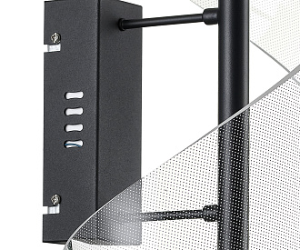Бра 60*22 см, 14W, 4000K, Kink Light Илина черный, 08042,19