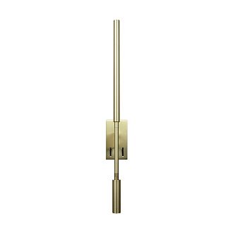 Настенный светильник 7*48 см, 2*LED*6+3W 3200K LOFT IT Stick 10012/6+3 AB золото