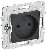 SKANDY Розетка без з/к/ш 10А SK-R02G граф. IEK, SK-R10-10-K53