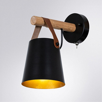 Бра 22*13 см, Arte lamp Thomas Черный A7032AP-1BK