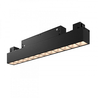 Магнитный трековый светильник 22 см 15W 3000K  Arte Lamp LINEA A4644PL-1BK черный 