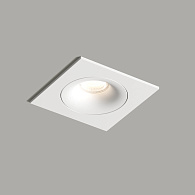 Светильник встраиваемый 10,6*10,6*4 см, вр 9,5 см, 1*GU10*50W, Denkirs Roto DK2121-WH, белый