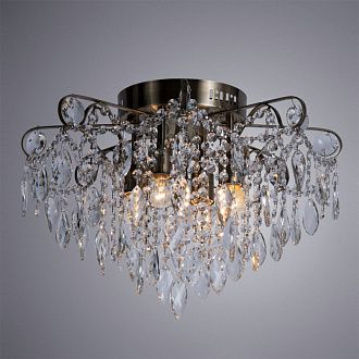 Потолочная люстра Arte Lamp Emilia A1660PL-4AB бронза, диаметр 50 см
