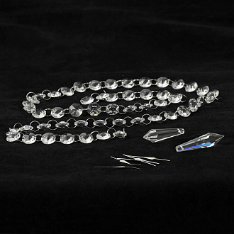 Торшер 28*150 см, 3*Gu10 хром Lussole Floyd LSP-0648