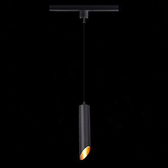 Трековый однофазный светильник 6 см ST LUCE ST152.406.01 Черный
