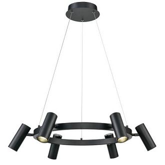Подвесной светильник  63*120 см, 6*LED черный Vele Luce Neo VL10012P06