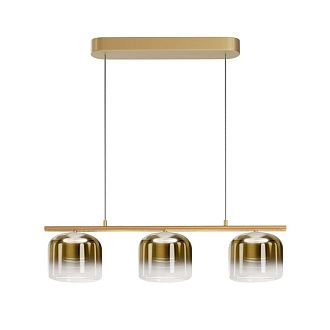 Подвесной светильник Maytoni MOD286PL-L12G3K 80*18*60-220 см, *LED*14W, 3000K, Maytoni Spirito MOD286PL-L12G3K, Золото