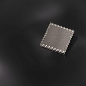 Клавиша для выключателя/переключателя одноклавишного, S70 Metal, никель Voltum VLSM000111