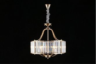 Подвесная люстра 60*60-158,5 см, 6*E14, 40W, Aployt Romen APL.809.03.06, золотой