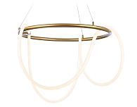 Светильник подвесной 60*120 см, LED 74W, 3000К, латунь Ambrella Comfort Line FL10503