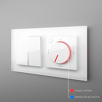 W1151101 Терморегулятор электромеханический для теплого пола, белый Werkel, 4690389155284