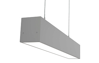 Светильник подвесной МИККО ШОТ Diodex MISH 18W, 50*5*7 cм, 3000К / 4000К / 5500К, белый/черный/серый, опал/призма